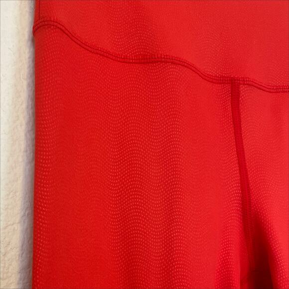 Zyia Active Ascend High Rise Capri Leggings Red Size 6-8 Medium - Picture 6 of 8